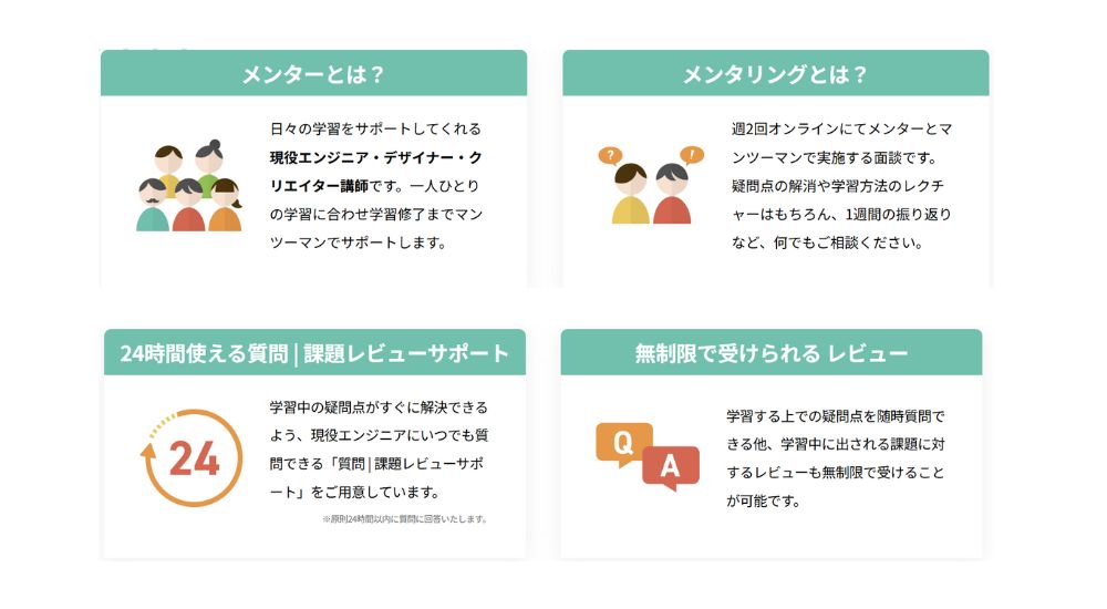 経験豊かな講師陣と個別サポート