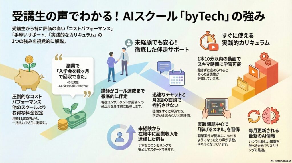 byTechの良い口コミ・評判