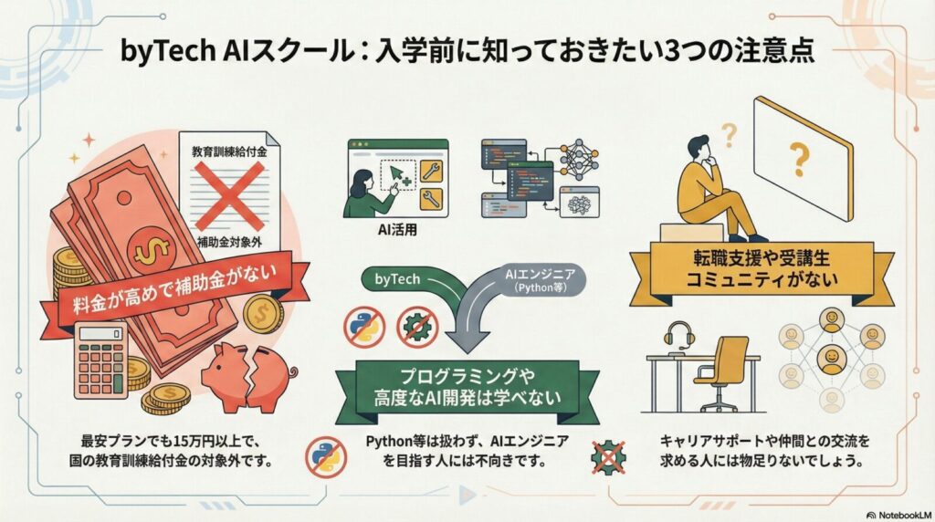 byTechのデメリット